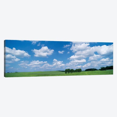 Cumulus Clouds Over A Landscape, Germany Canvas Print #PIM14604} by Panoramic Images Canvas Artwork