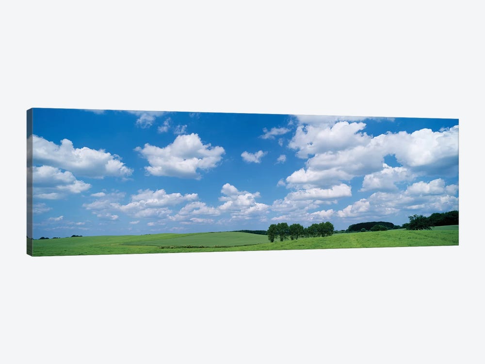 Cumulus Clouds Over A Landscape, Germany by Panoramic Images 1-piece Canvas Artwork