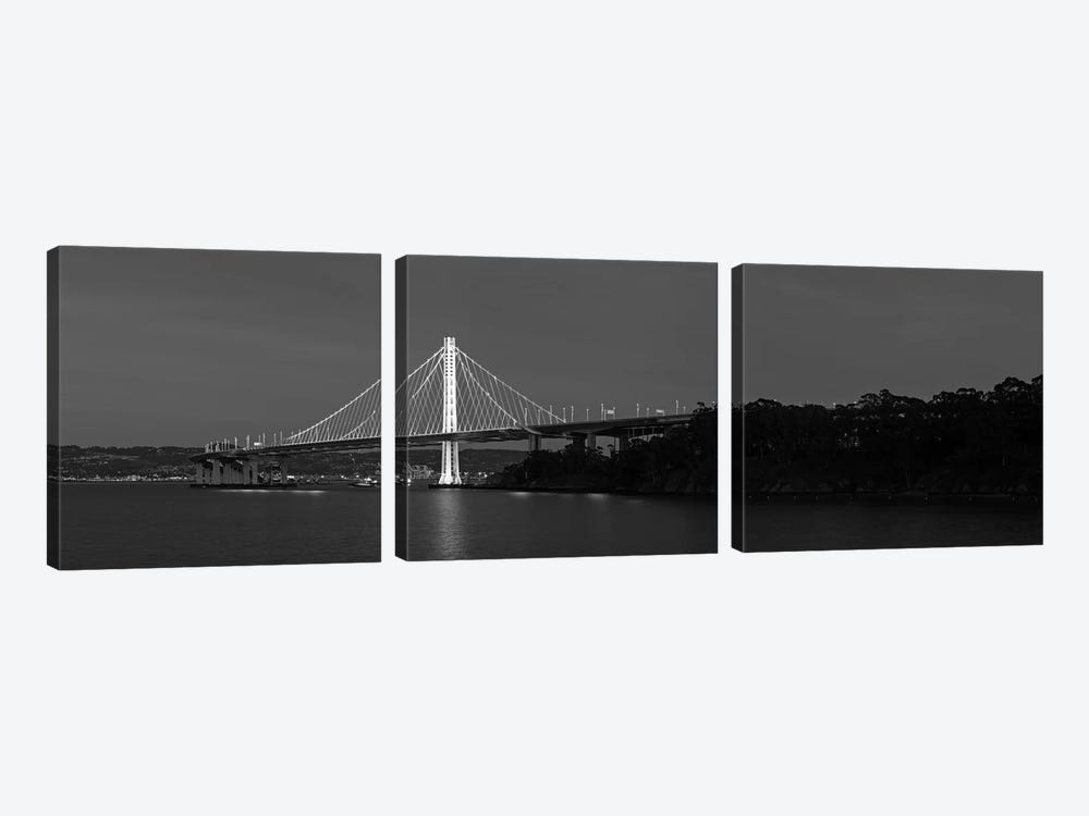 Eastern Span Replacement Of The San Francisco–Oakland Bay Bridge, California, USA by Panoramic Images 3-piece Canvas Wall Art