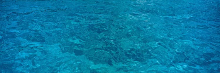 Elevated View Of Rippled Water In Caribbean Sea