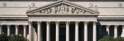 Facade Of The National Archives Building, Washington D.C., USA by Panoramic Images canvas print