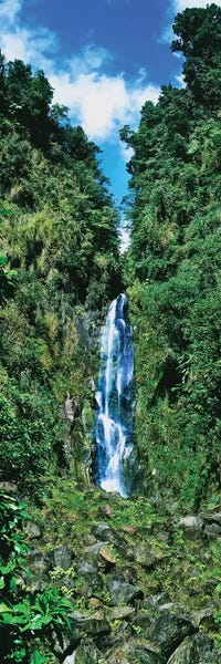 Father Falls, Trafalgar Falls, Dominica, Caribbean