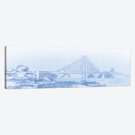 Golden Gate Bridge, San Francisco, San Francisco County, California, USA Canvas Print #PIM14668} by Panoramic Images Canvas Print