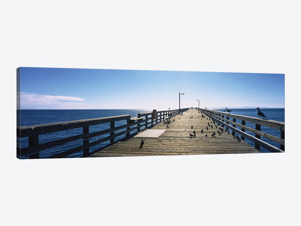 Goleta Beach Pier, Goleta, California, USA by Panoramic Images 1-piece Art Print