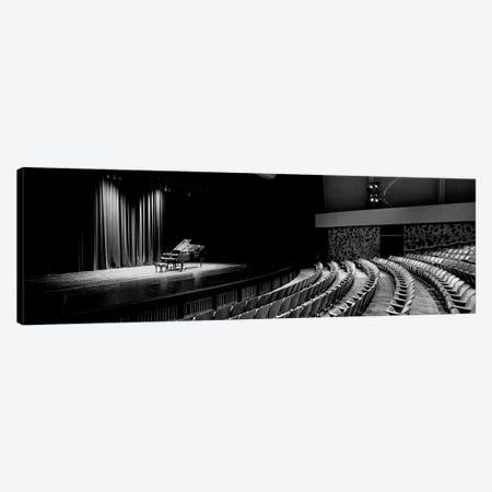 Grand Piano On A Concert Hall Stage, University Of Hawaii, Hilo, Hawaii, USA I Canvas Print #PIM14672} by Panoramic Images Canvas Wall Art