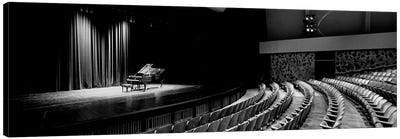 Grand Piano On A Concert Hall Stage, University Of Hawaii, Hilo, Hawaii, USA I Canvas Art Print - Piano Art
