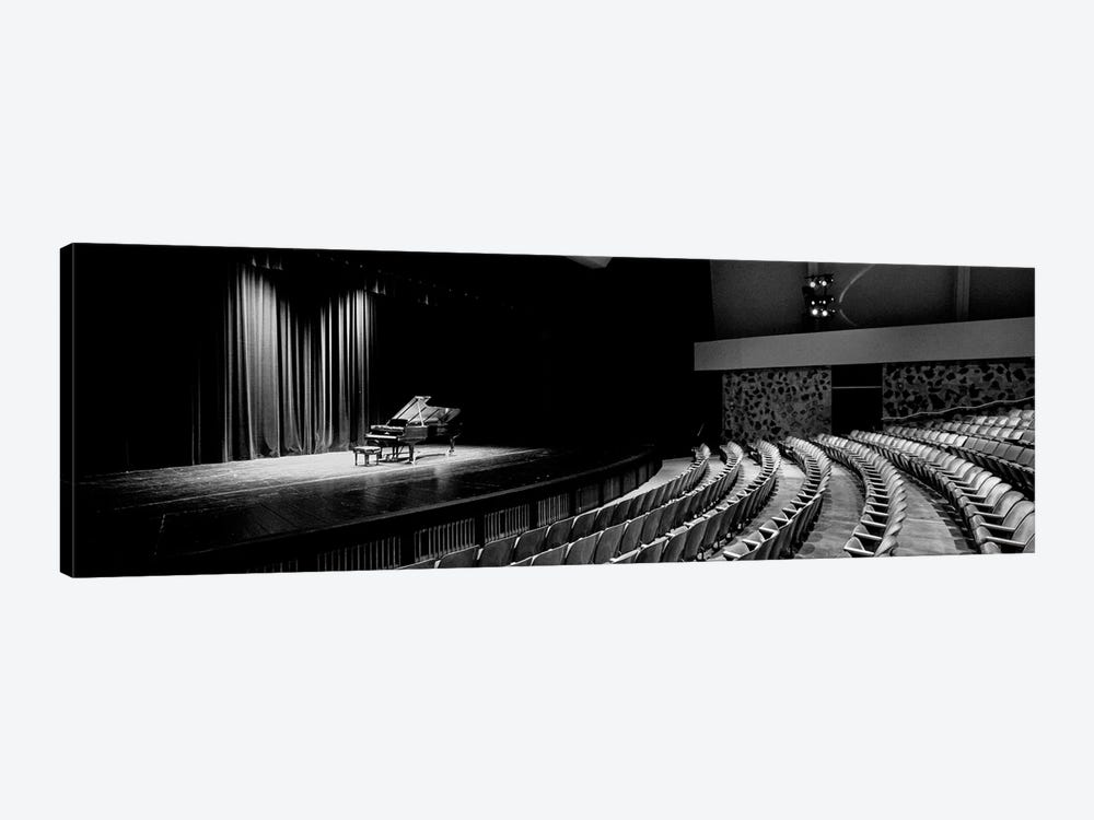 Grand Piano On A Concert Hall Stage, University Of Hawaii, Hilo, Hawaii, USA I by Panoramic Images 1-piece Canvas Art Print