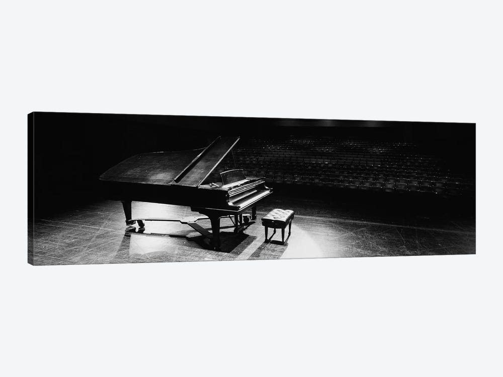 Grand Piano On A Concert Hall Stage, University Of Hawaii, Hilo, Hawaii, USA III by Panoramic Images 1-piece Canvas Art Print