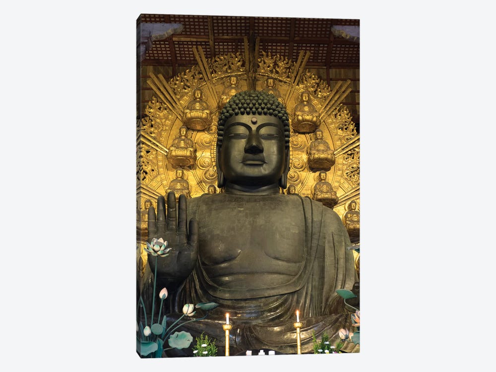 Great Buddha Statue In Todaiji Temple, Nara Prefecture, Japan by Panoramic Images 1-piece Canvas Art Print