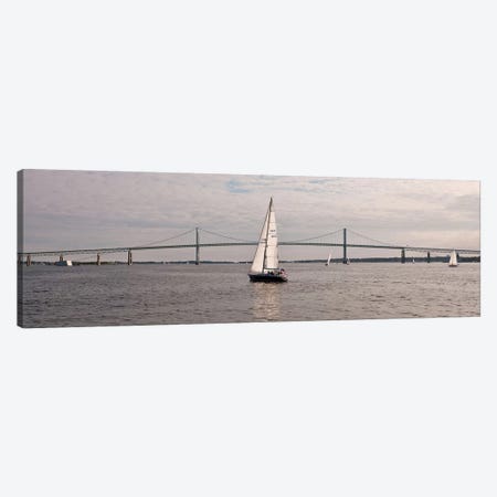 Gryphon Swan 44 Yacht Sailing In Regatta, Newport, Rhode Island, USA Canvas Print #PIM14683} by Panoramic Images Canvas Print