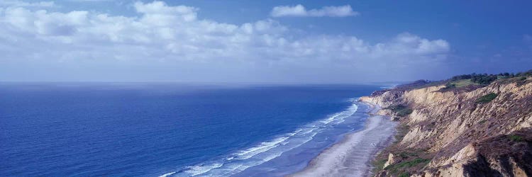 High Angle View Of A Coastline, Torrey Pines State Reserve, La Jolla, San Diego, California, USA