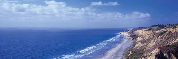 Cliffs: High Angle View Of A Coastline, Torrey Pines State Reserve, La Jolla, San Diego, California, USA by Panoramic Images