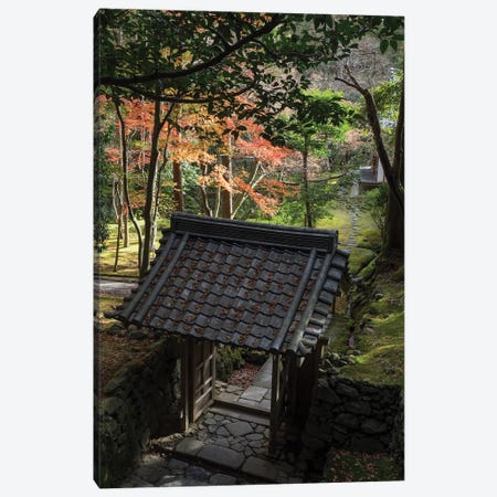 High Angle View Of Entrance Gate At Saihoji Temple, Kyoti Prefecture, Japan Canvas Print #PIM14687} by Panoramic Images Canvas Art