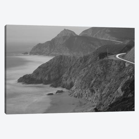 Highway 1 Pacific Coast At Dusk, California, USA Canvas Print #PIM14688} by Panoramic Images Art Print