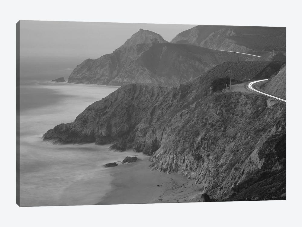 Highway 1 Pacific Coast At Dusk, California, USA by Panoramic Images 1-piece Canvas Wall Art