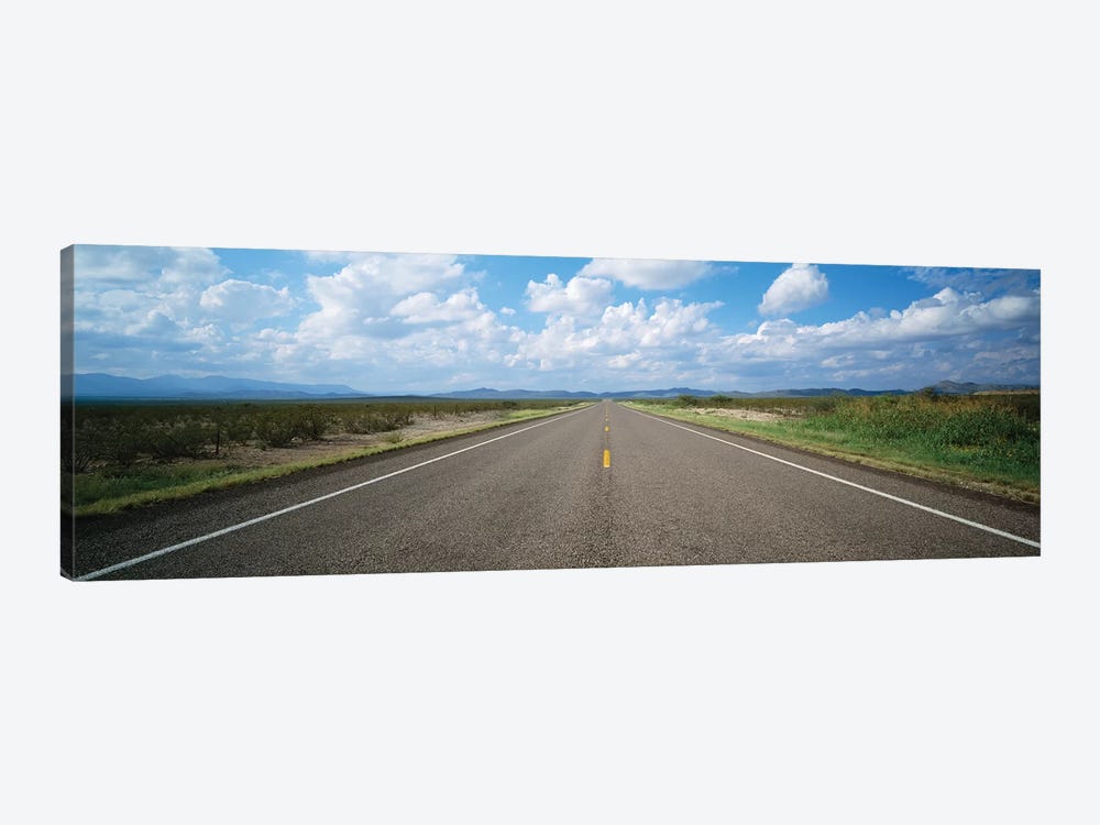 Highway Passing Through A Landscape, Texas, USA by Panoramic Images 1-piece Art Print