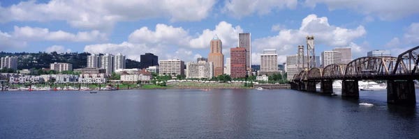 Portland: USAOregon, Portland, Willamette River by Panoramic Images
