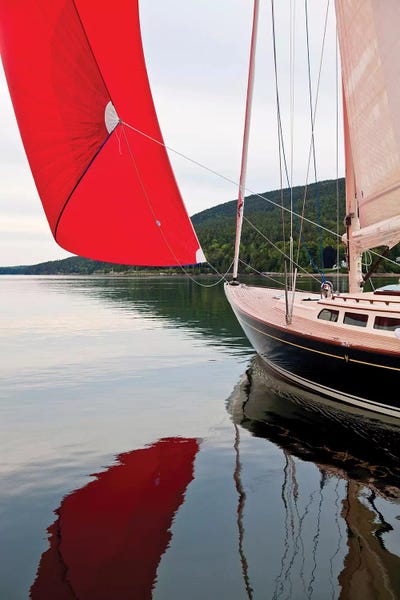 Hope M52 Yacht At Sea, Rhode Island, USA by Panoramic Images acrylic art print