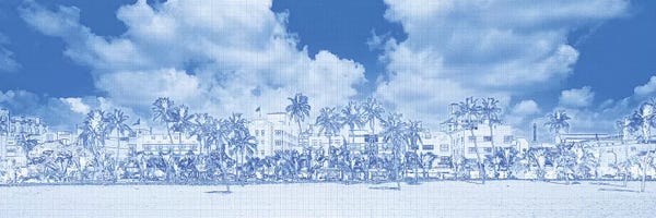 Hotels On The Beach, Art Deco Hotels, Ocean Drive, Miami Beach, Florida, USA