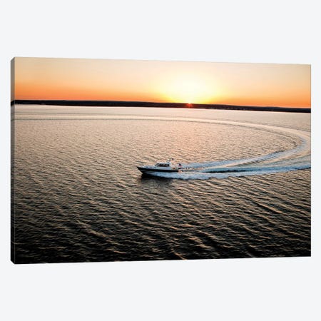 Hunt 52 Yacht At Sea, Newport, Rhode Island, USA I Canvas Print #PIM14698} by Panoramic Images Canvas Art