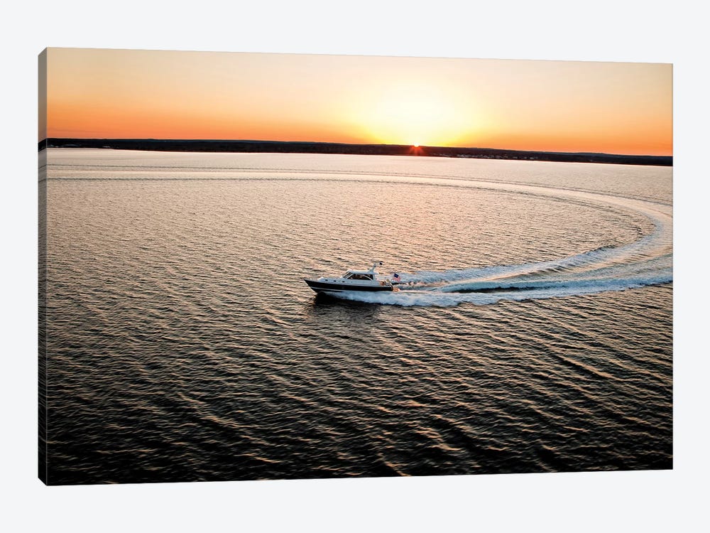Hunt 52 Yacht At Sea, Newport, Rhode Island, USA I by Panoramic Images 1-piece Canvas Art Print