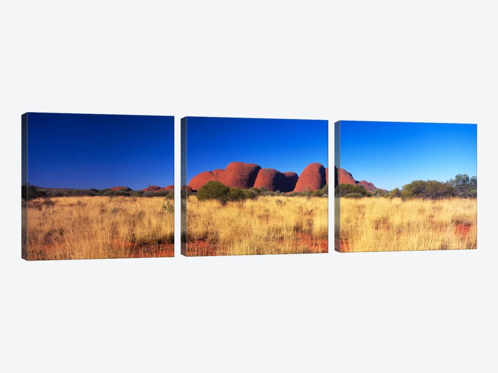 Kata Tjuta (Mount Olga), Uluru-Kata Tjuta National Park, Australia 3-piece Canvas Print
