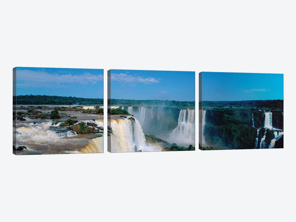Iguazu Falls National Park Argentina by Panoramic Images 3-piece Canvas Art Print