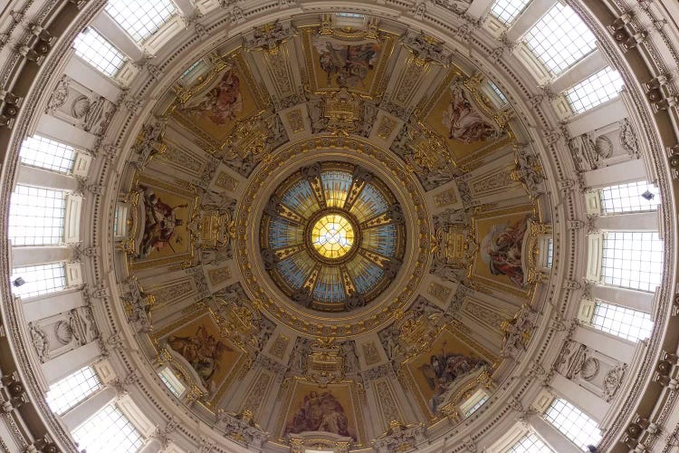 Interior Of Dome Of Berlin Cathedral, Berlin, Germany