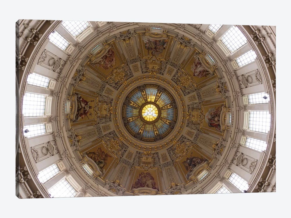 Interior Of Dome Of Berlin Cathedral, Berlin, Germany by Panoramic Images 1-piece Canvas Print