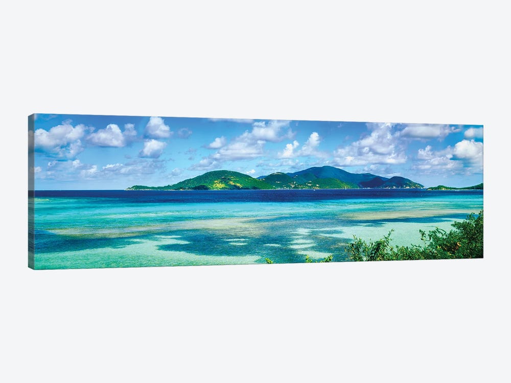Islands In The Sea, Leinster Bay, U.S. Virgin Islands by Panoramic Images 1-piece Canvas Wall Art