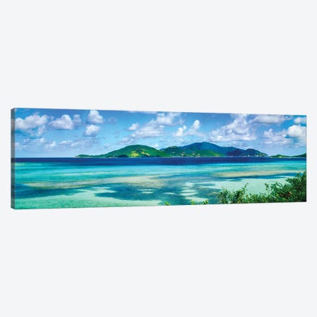 Islands In The Sea, Leinster Bay, U.S. Virgin Islands Canvas Print #PIM14707} by Panoramic Images Art Print