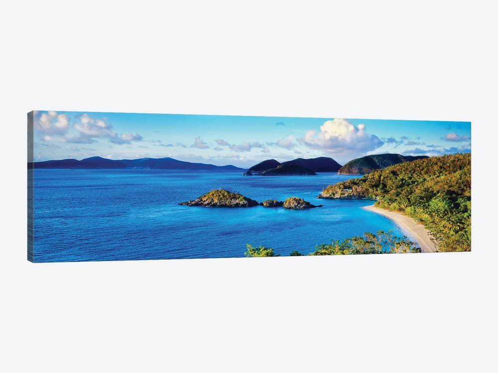 Islands In The Sea, Trunk Bay, Saint John, U.S. Virgin Islands by Panoramic Images 1-piece Canvas Art Print