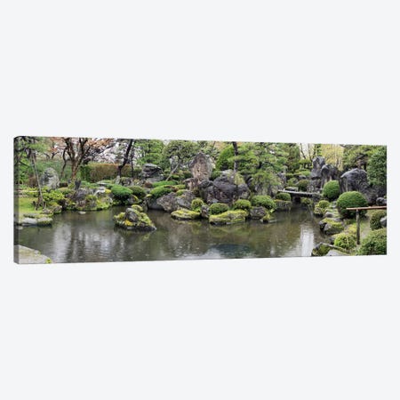 Koi Fish In A Pond At Hirosaki Park, Hirosaki, Aomori Prefecture, Japan Canvas Print #PIM14713} by Panoramic Images Art Print