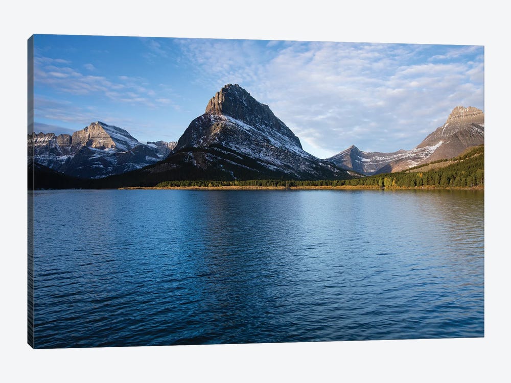 Lake With Mountain Range In The Background, Glacier National Park, Montana, USA by Panoramic Images 1-piece Art Print
