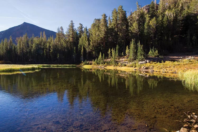 Lake With Mountain Range In The Background, Virginia Lakes, Bishop Creek Canyon, California, USA