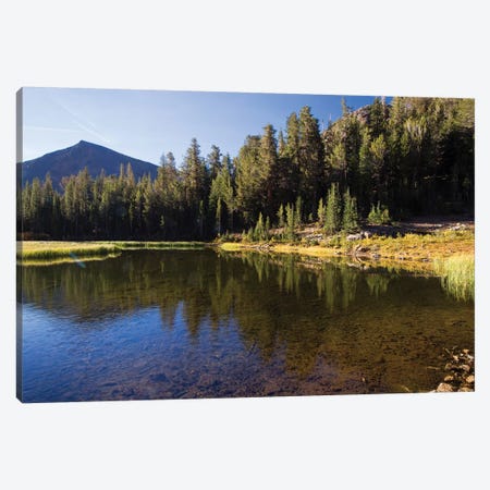 Lake With Mountain Range In The Background, Virginia Lakes, Bishop Creek Canyon, California, USA Canvas Print #PIM14717} by Panoramic Images Canvas Art