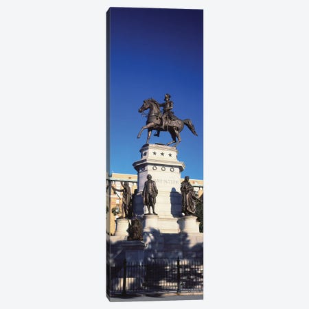Low Angle View Of Equestrian Statue, Richmond, Virginia, USA Canvas Print #PIM14727} by Panoramic Images Canvas Art Print