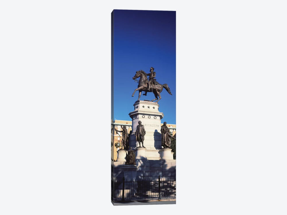 Low Angle View Of Equestrian Statue, Richmond, Virginia, USA by Panoramic Images 1-piece Canvas Art