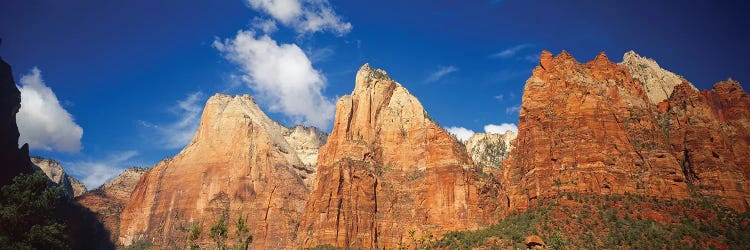 Low Angle View Of Mountains, Zion National Park, Utah, USA