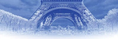 Low Section View Of Eiffel Tower, Paris, France by Panoramic Images multi panel art