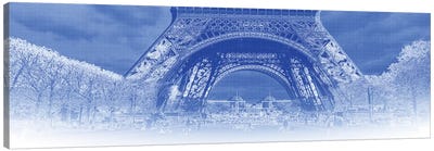 Low Section View Of Eiffel Tower, Paris, France Canvas Art Print - Arches