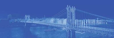 Manhattan Bridge Over The East River, NYC, USA by Panoramic Images multi panel art