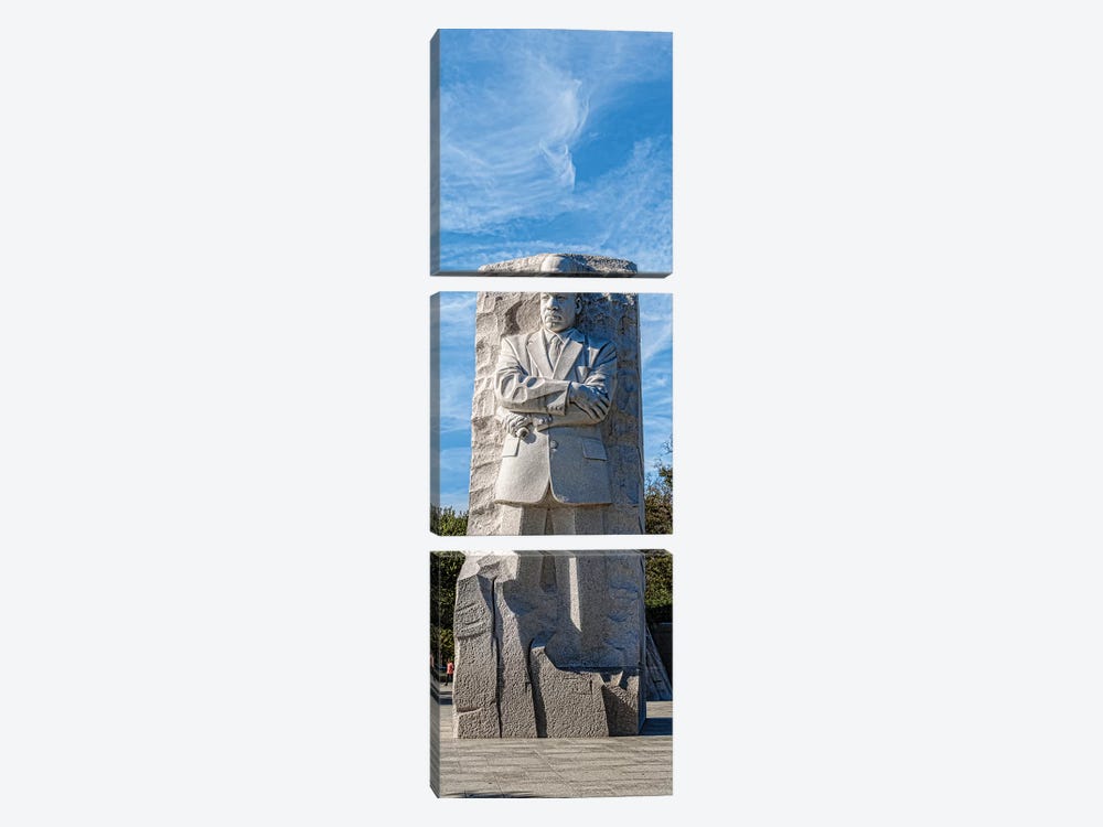 Martin Luther King Jr. Memorial At West Potomac Park, Washington D.C., USA by Panoramic Images 3-piece Canvas Art Print