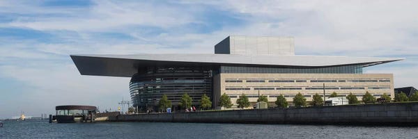 Copenhagen: Modern Building At The Waterfront, Copenhagen Opera House, Holmen, Copenhagen, Denmark by Panoramic Images