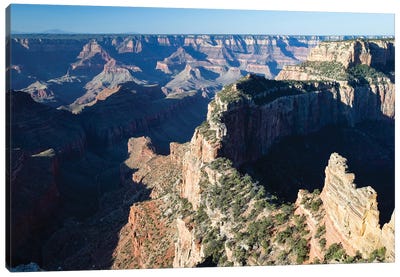 North And South Rims, Grand Canyon National Park, Arizona, USA II Canvas Art Print - Desert Art