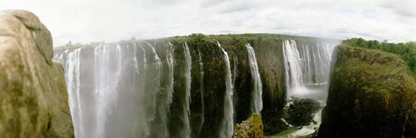 Natural Wonders: First Gorge, Victoria Falls (Mosi-oa-Tunya), Zambezi River, Africa by Panoramic Images