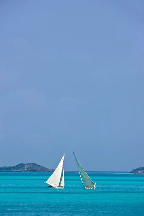 Racing Sloop At The Annual National Family Island Regatta, Georgetown, Great Exuma Island, Bahamas I