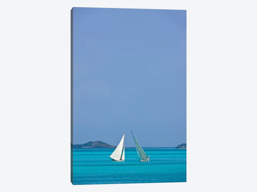 Racing Sloop At The Annual National Family Island Regatta, Georgetown, Great Exuma Island, Bahamas I by Panoramic Images 1-piece Art Print