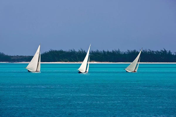 Bahamas: Racing Sloop At The Annual National Family Island Regatta, Georgetown, Great Exuma Island, Bahamas II by Panoramic Images