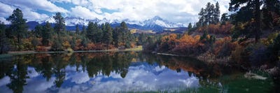 Reflection Of Clouds In Water, San Juan Mountains, Colorado, USA by Panoramic Images canvas print